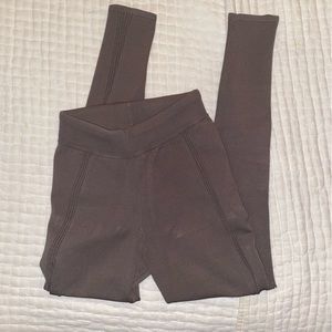 Aritzia Olive Green Knit Legging